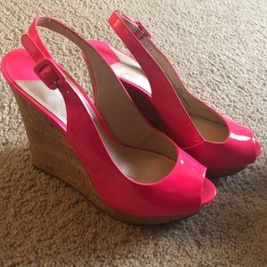 Hot Pink Wedges